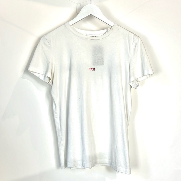 Helmut Lang White Paris Taxi Tee - Picture 2 of 12